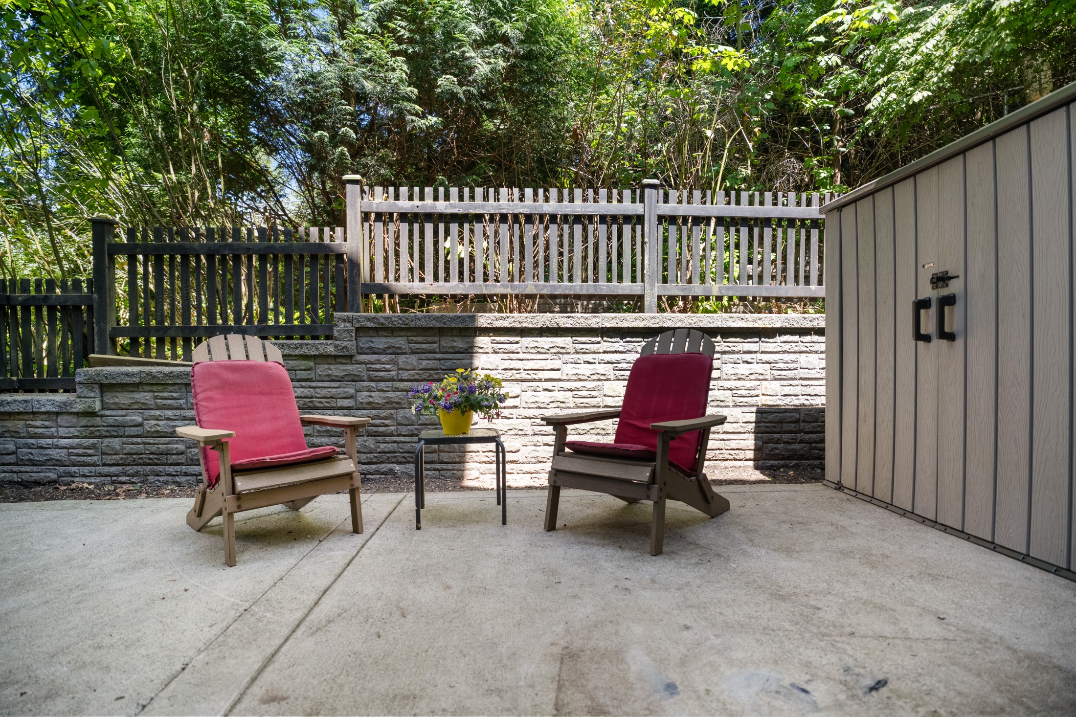         Private Backyard
